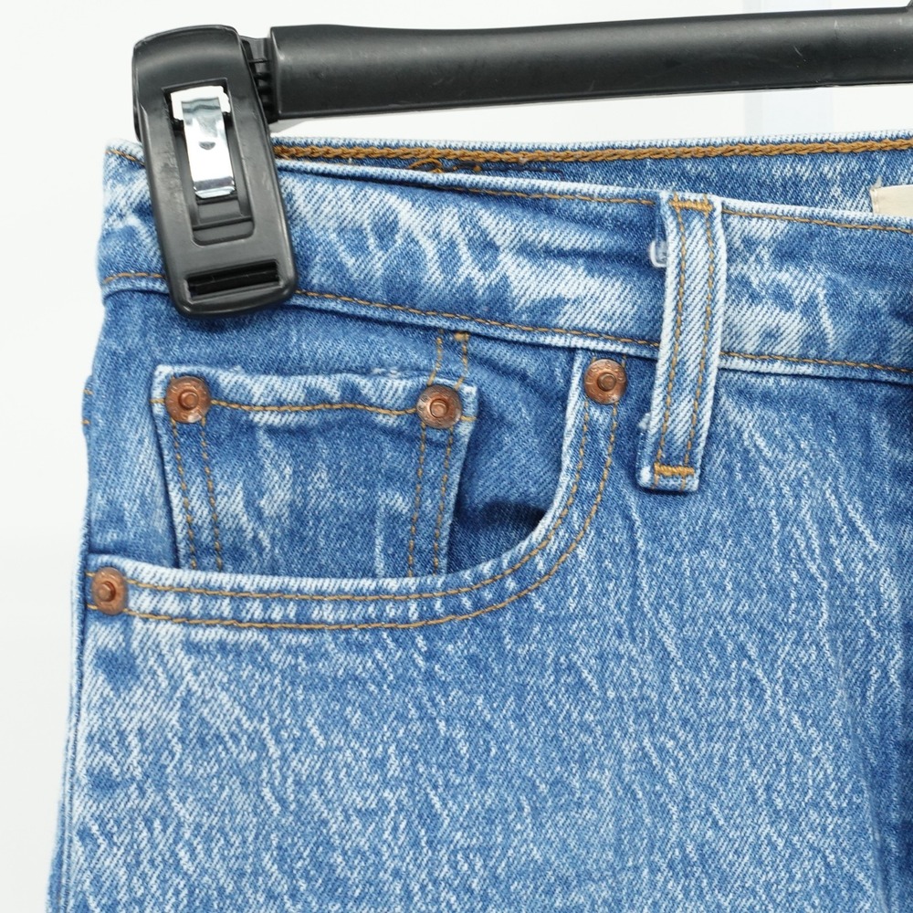 Levis Premium Denim Jeans SZ 26 Wedgie Straight Classic Clean Girl Soft Girl - Picture 2 of 13